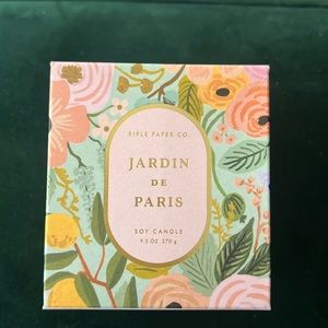 NIB Rifle Paper Jardin de Paris candle